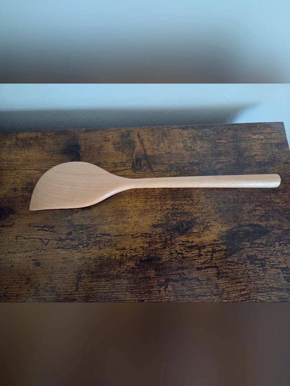 Tramontina Natural Wood Spatula - Beechwood Cooking Spoon